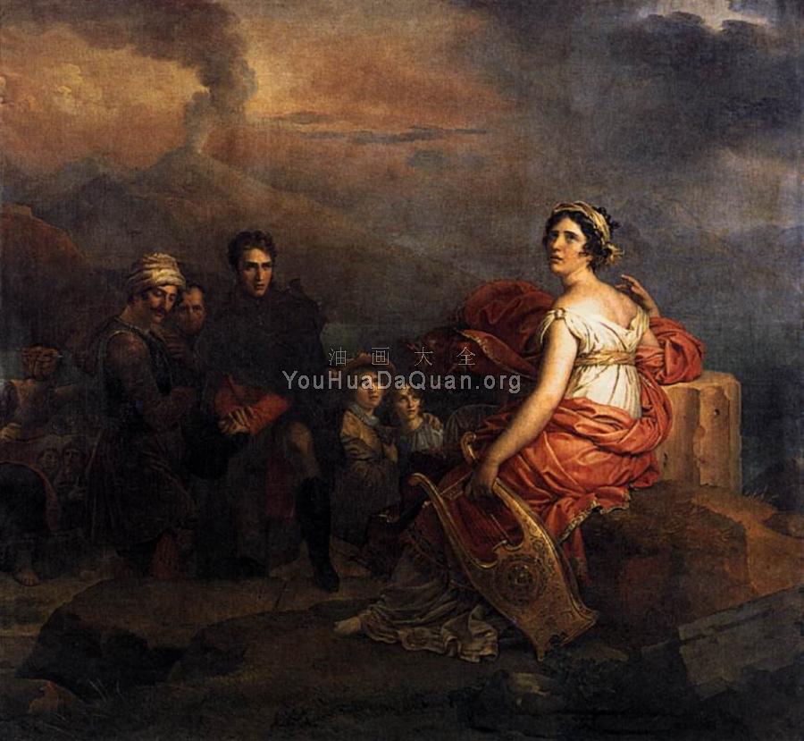 Corinne At Cape Miseno - 弗朗索瓦·热拉尔